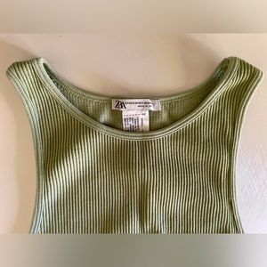 Zara Top green, size XS, gently used